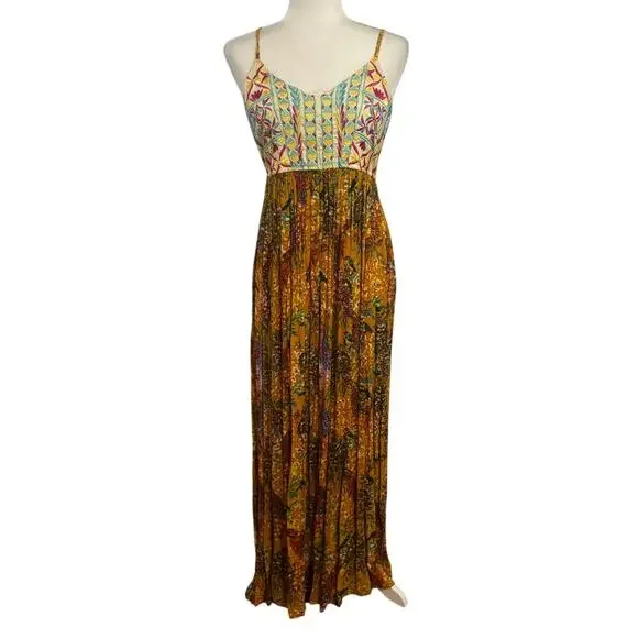 Anthropologie Raga Gorgeous Parkland Maxi Dress | Size Small | Retail $168 - Picture 2 of 7